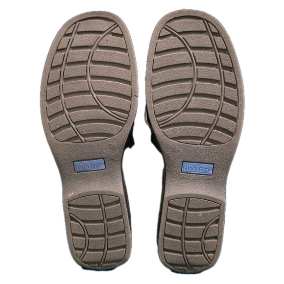 Cobbie Cuddlers ELSA II Black Leather Sandals Size 10 Women's Adjustable (EUC) - Picture 9 of 9